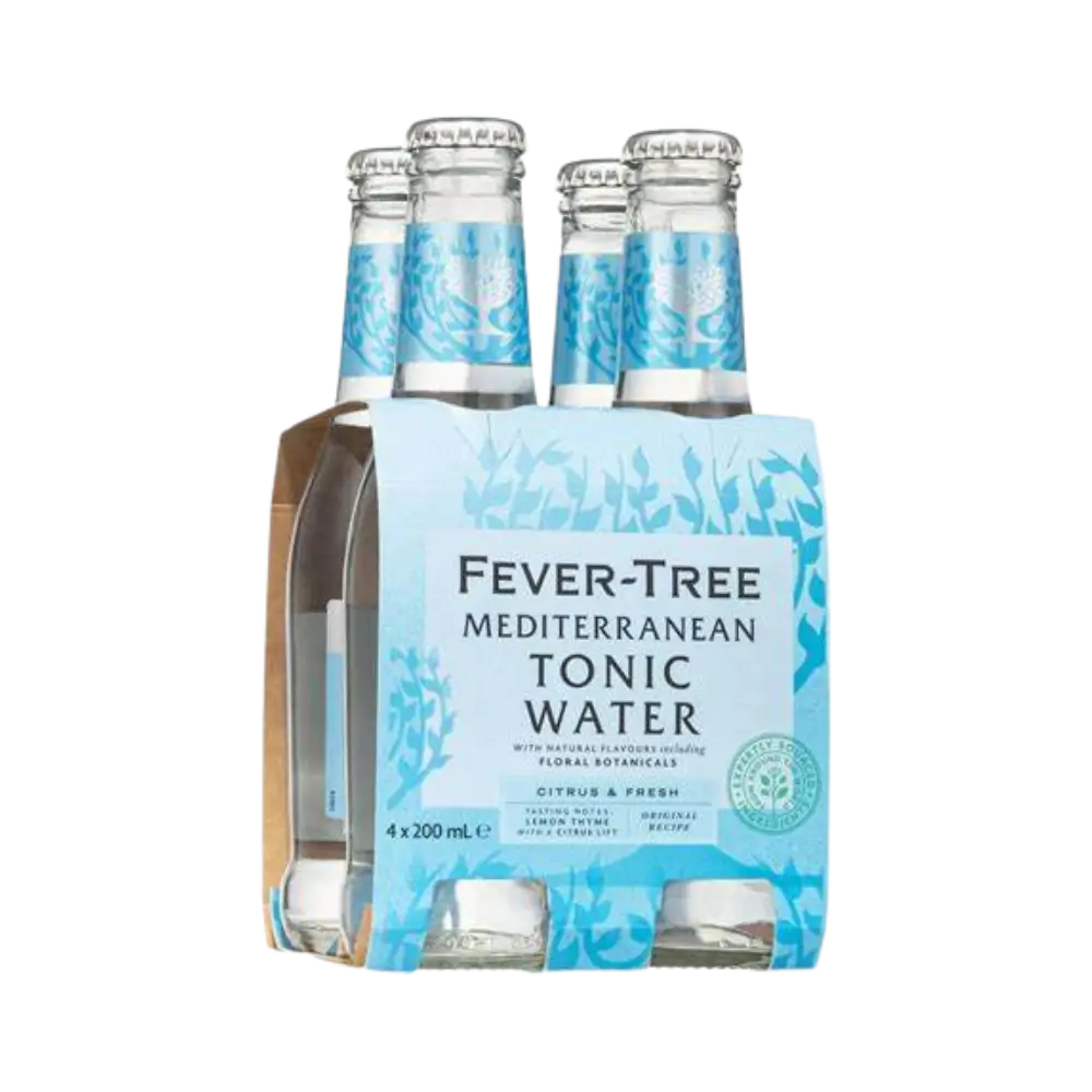 Fever Tree Mediterranean Tonic Water 4 pack