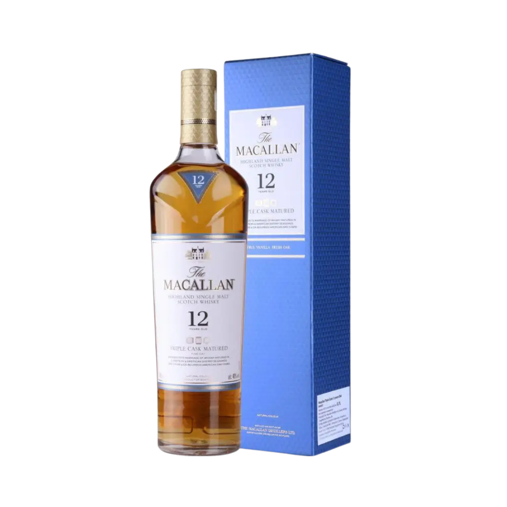 Whiskey Macallan 12 y.o Triple Cask Gift Box