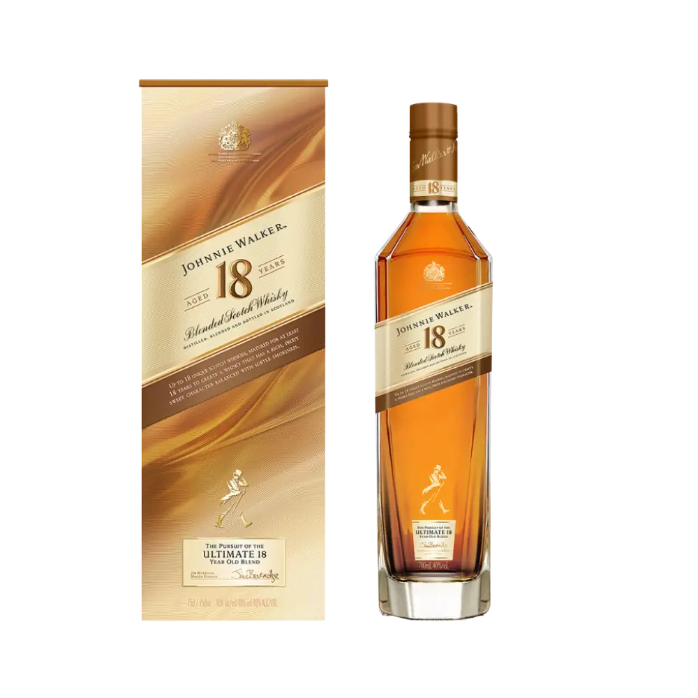 Whiskey Johnnie Platinum 18 y.o. Gift Box