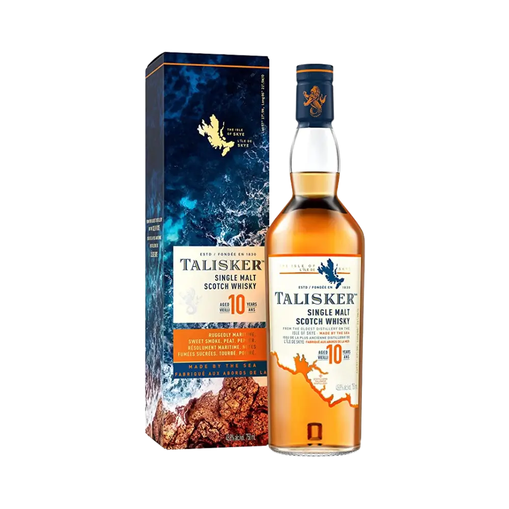 Whiskey Talisker 10 y.o. Gift Box